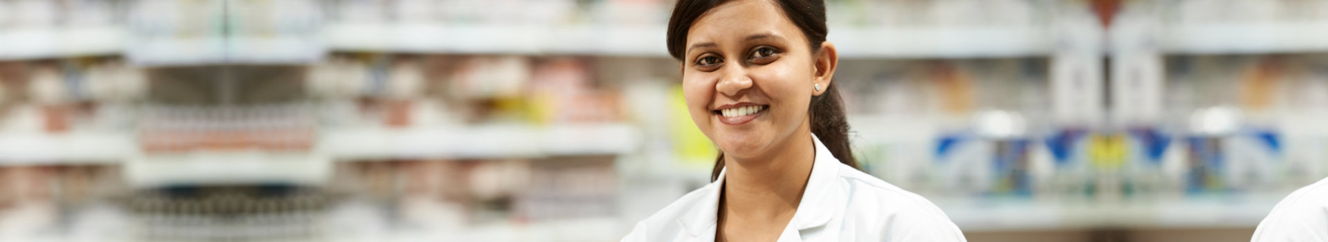 pharmacist doing medicines inventory